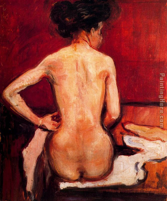 Nude painting - Edvard Munch Nude art painting